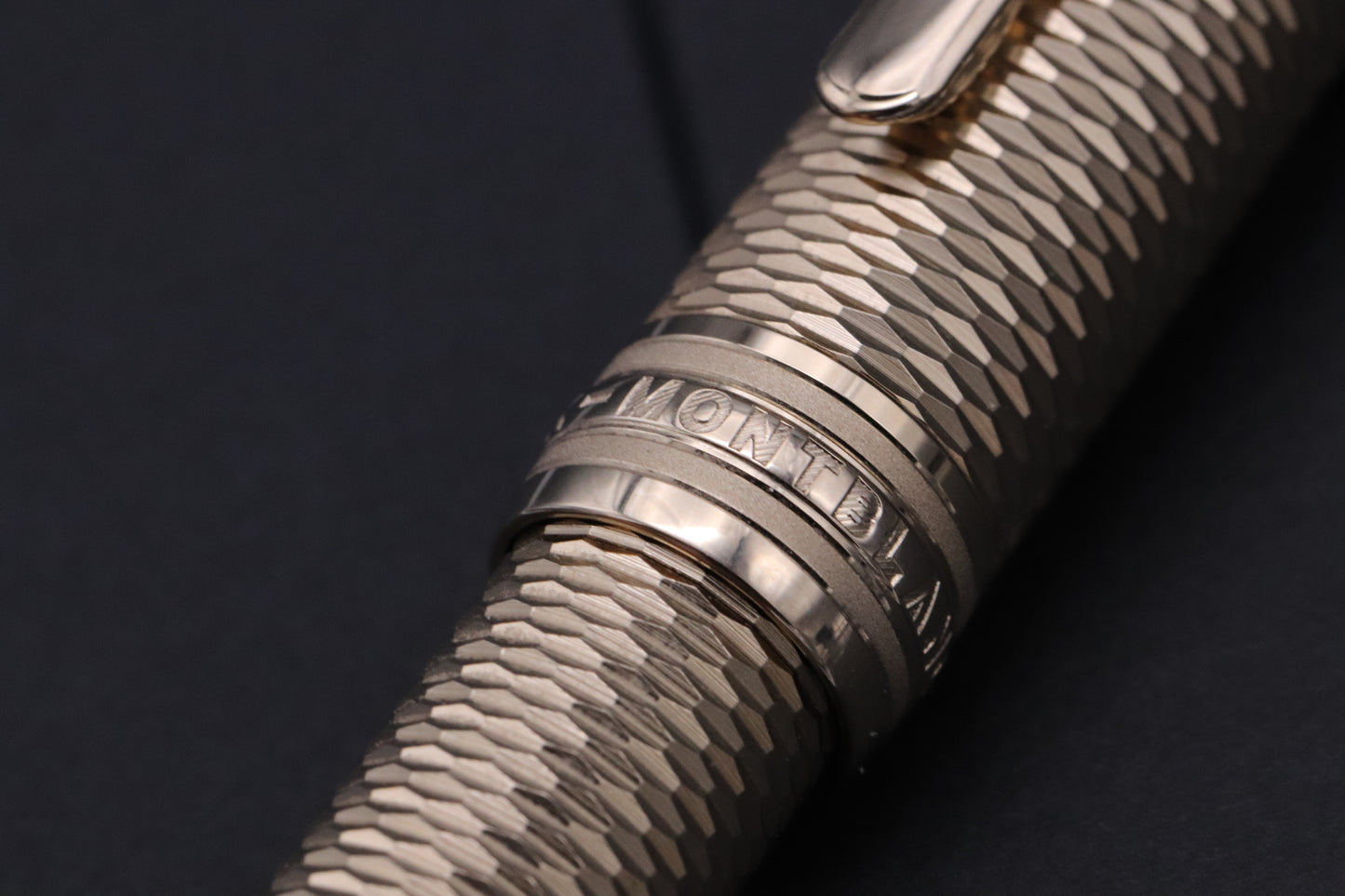 Montblanc Meisterstuck Midsize Geometry Gold-Coated Ballpoint Pen