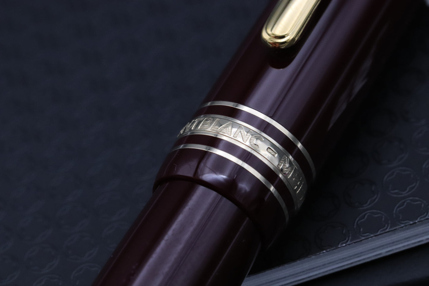 Montblanc Meisterstuck 166 LeGrand Bordeaux Document Highlighter - UNUSED