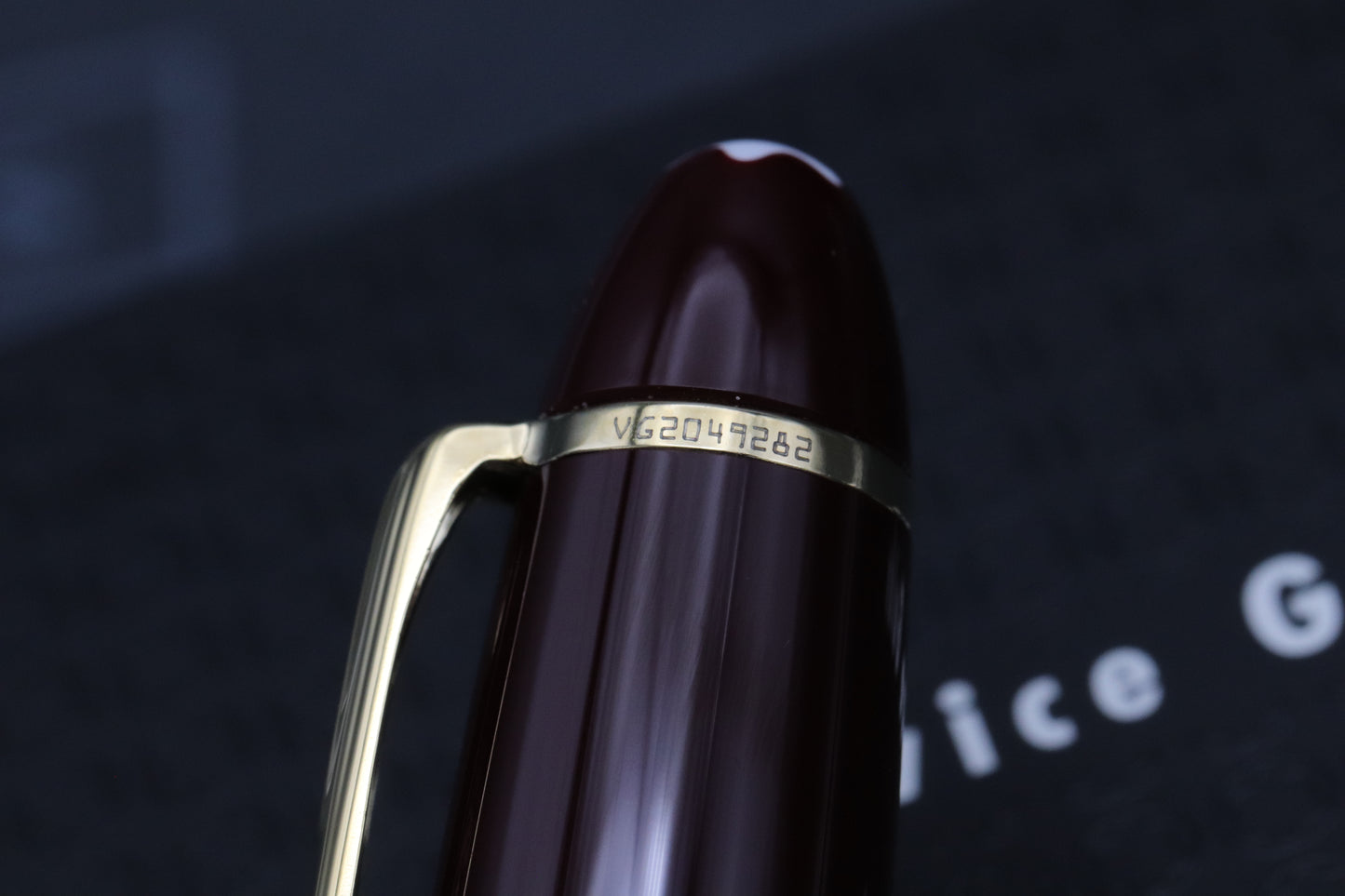 Montblanc Meisterstuck 166 LeGrand Bordeaux Document Highlighter - UNUSED