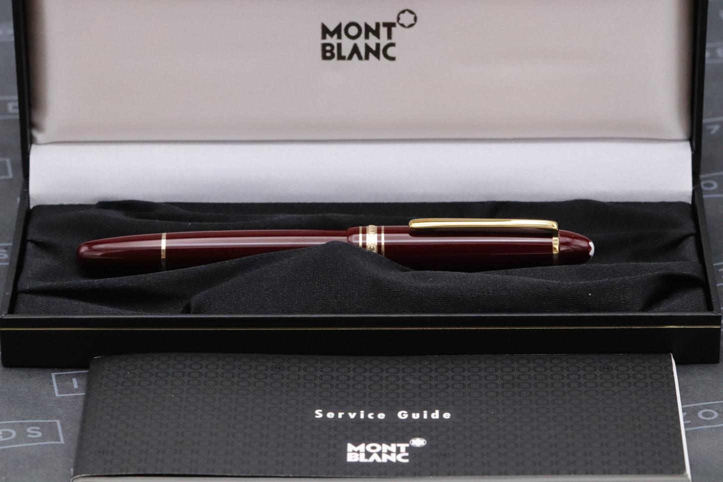 Montblanc Meisterstuck 166 LeGrand Bordeaux Document Highlighter - UNUSED