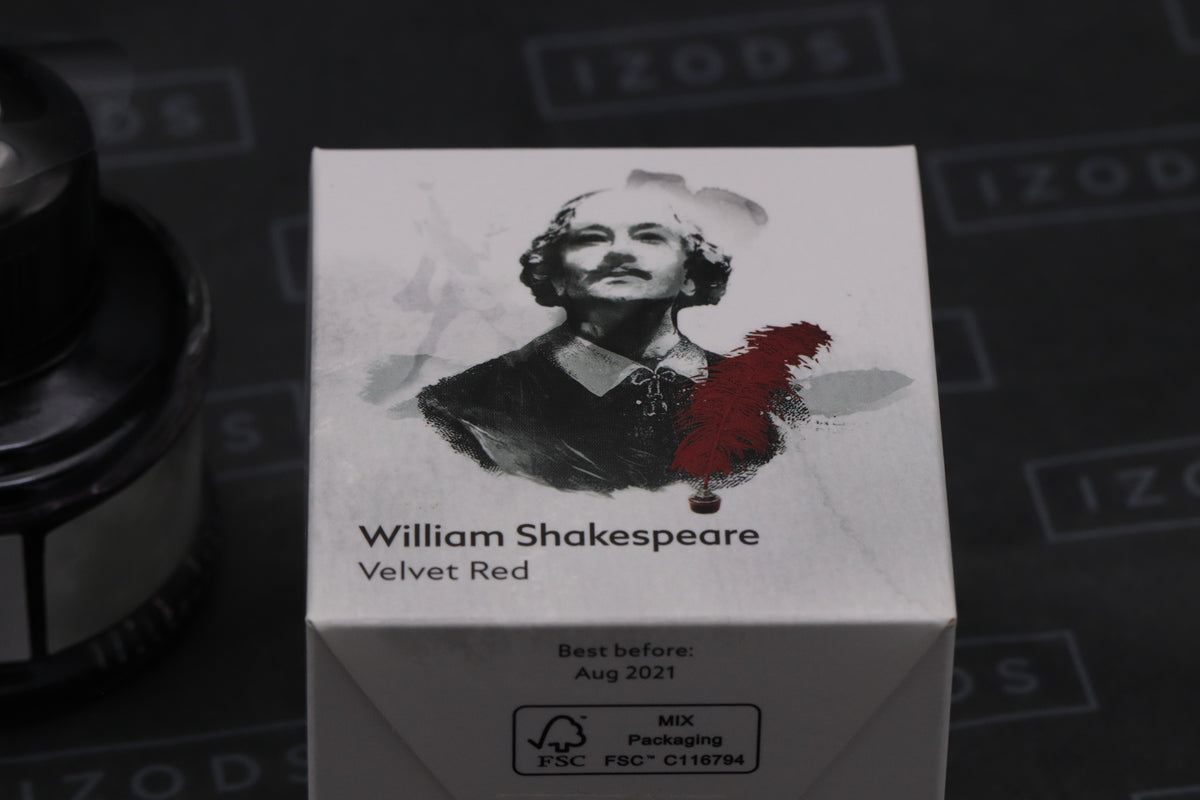 Montblanc William Shakespeare 35ml Velvet Red Ink - UNUSED