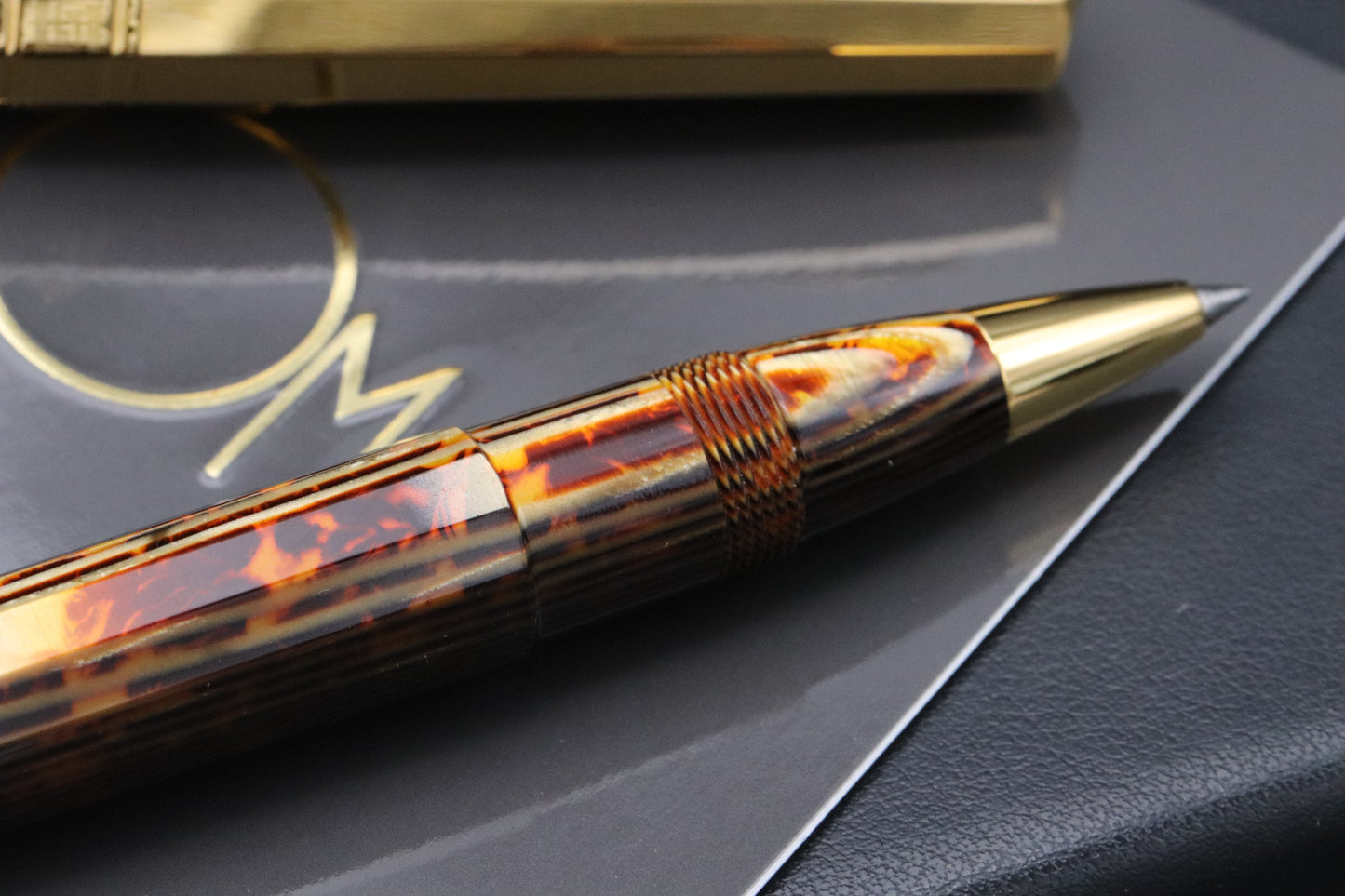 Omas Paragon Arco Bronze Preziose Vermeil Rollerball Pen
