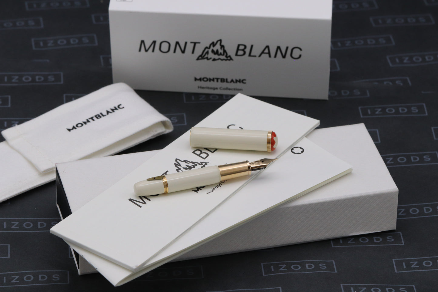Montblanc Heritage Rouge et Noir Baby Ivory-Coloured Fountain Pen - INKED ONCE