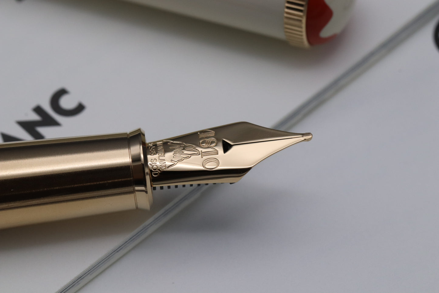 Montblanc Heritage Rouge et Noir Baby Ivory-Coloured Fountain Pen - INKED ONCE