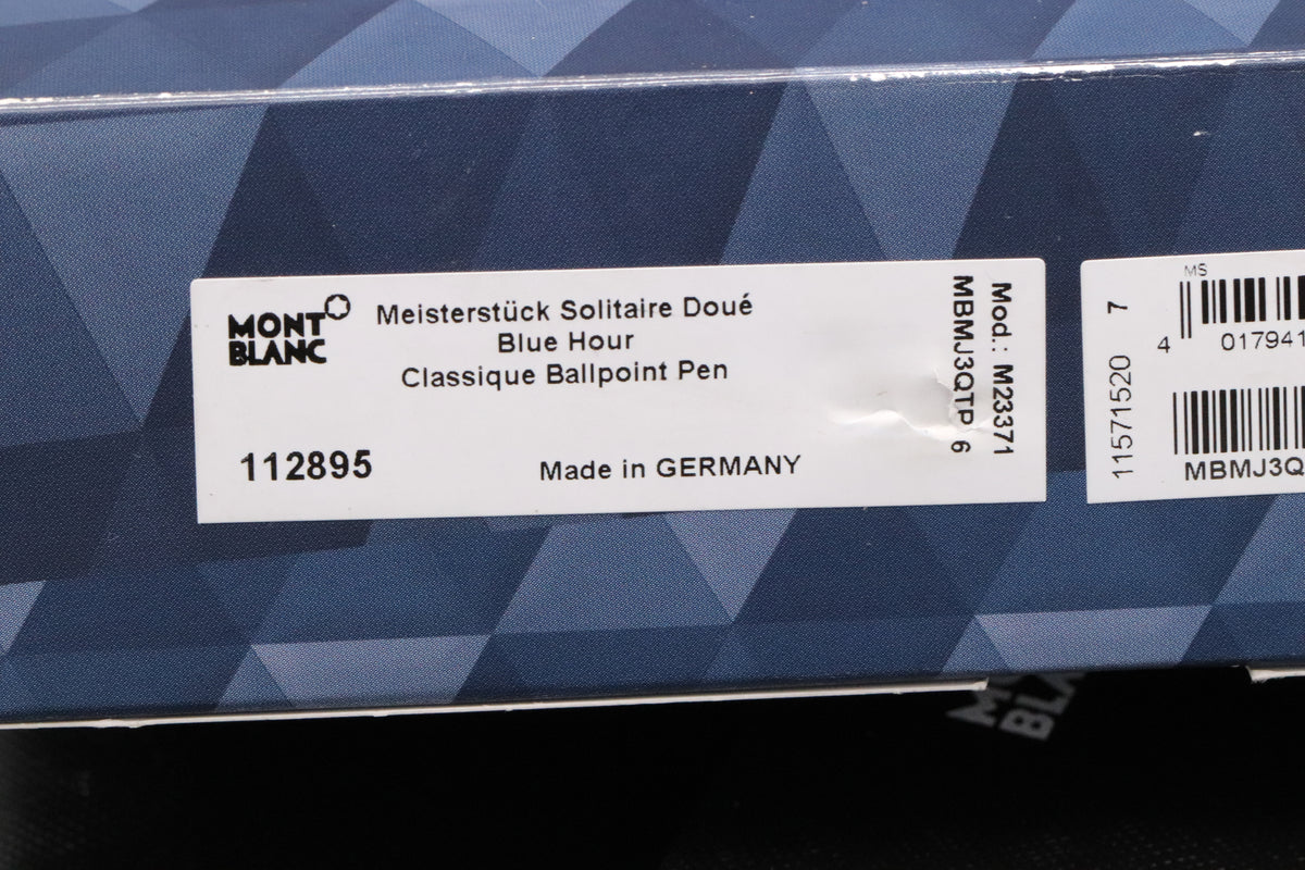 Montblanc Meisterstück Classique Blue Hour Doue Ballpoint Pen