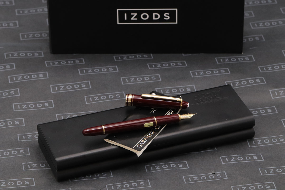 Montblanc Meisterstuck 144 Classique Bordeaux Fountain Pen - Monotone EF Nib