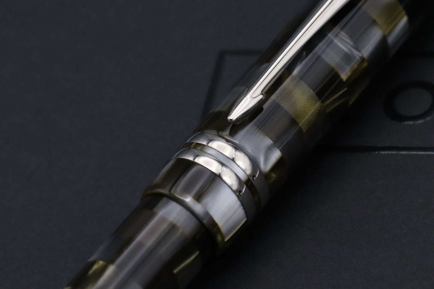 Parker Duofold International Check Olive Fountain Pen