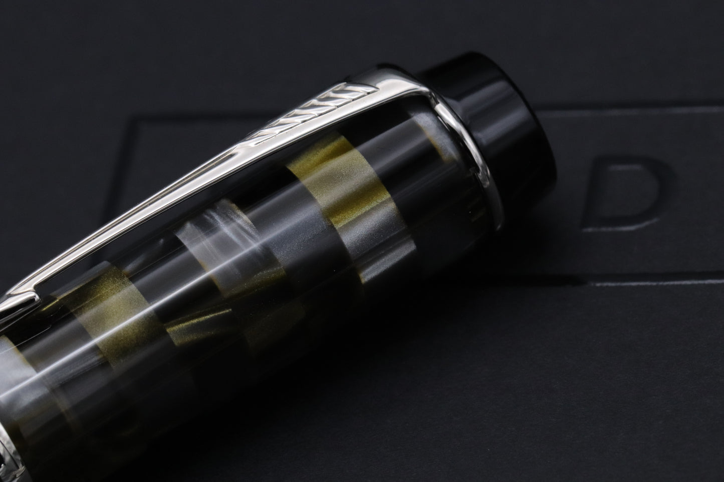 Parker Duofold International Check Olive Fountain Pen
