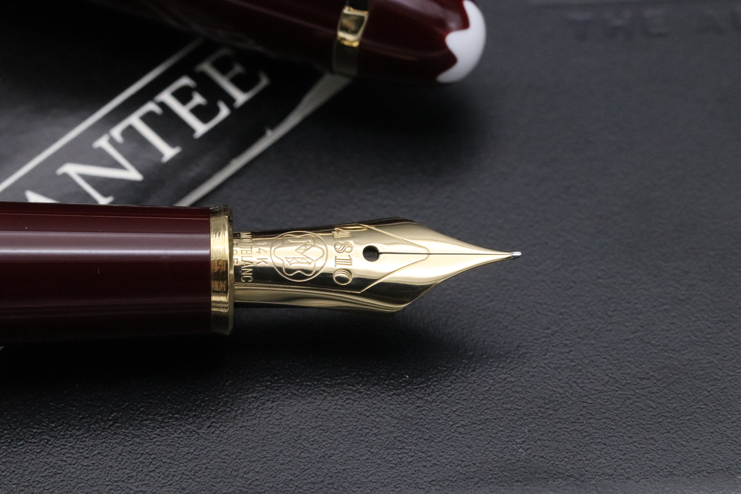 Montblanc Meisterstuck 144 Classique Bordeaux Fountain Pen - Monotone EF Nib