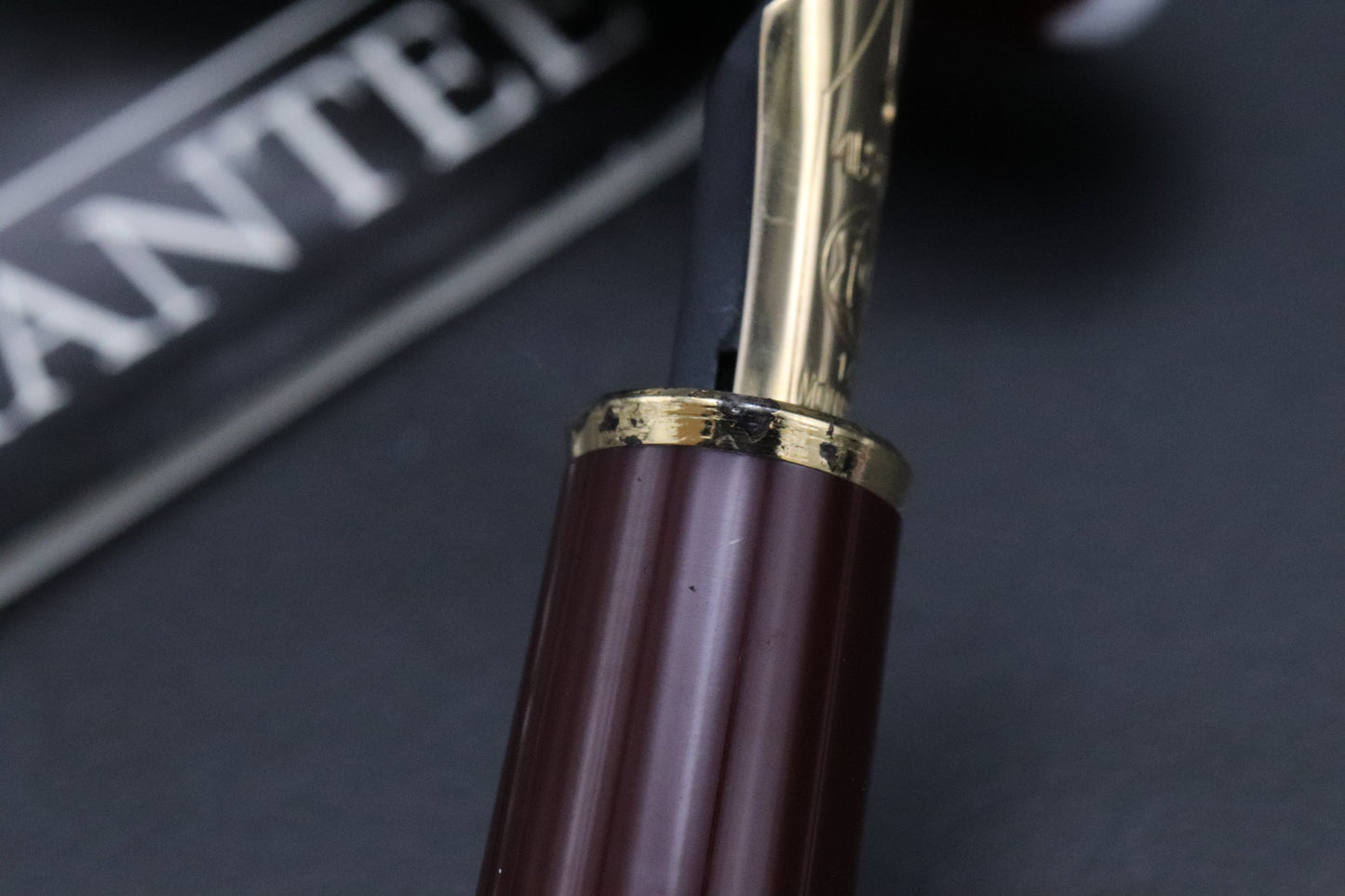 Montblanc Meisterstuck 144 Classique Bordeaux Fountain Pen - Monotone EF Nib