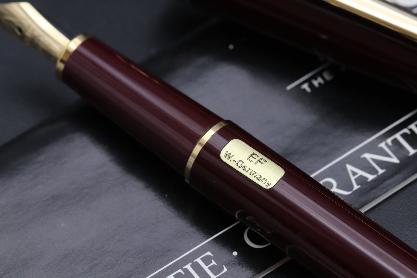 Montblanc Meisterstuck 144 Classique Bordeaux Fountain Pen - Monotone EF Nib