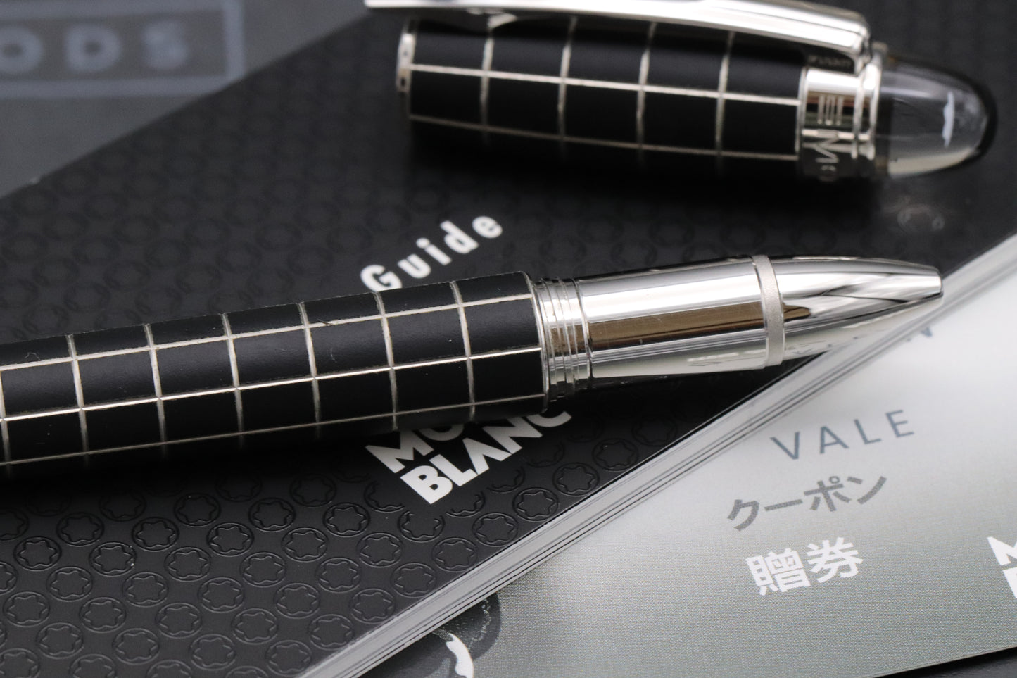 Montblanc Starwalker Rubber Platinum Rollerball / Fineliner Pen