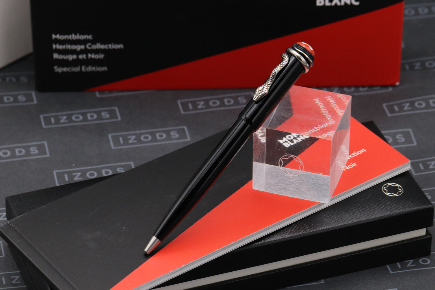 Montblanc Heritage Rouge et Noir Black Special Edition Ballpoint Pen - UNUSED