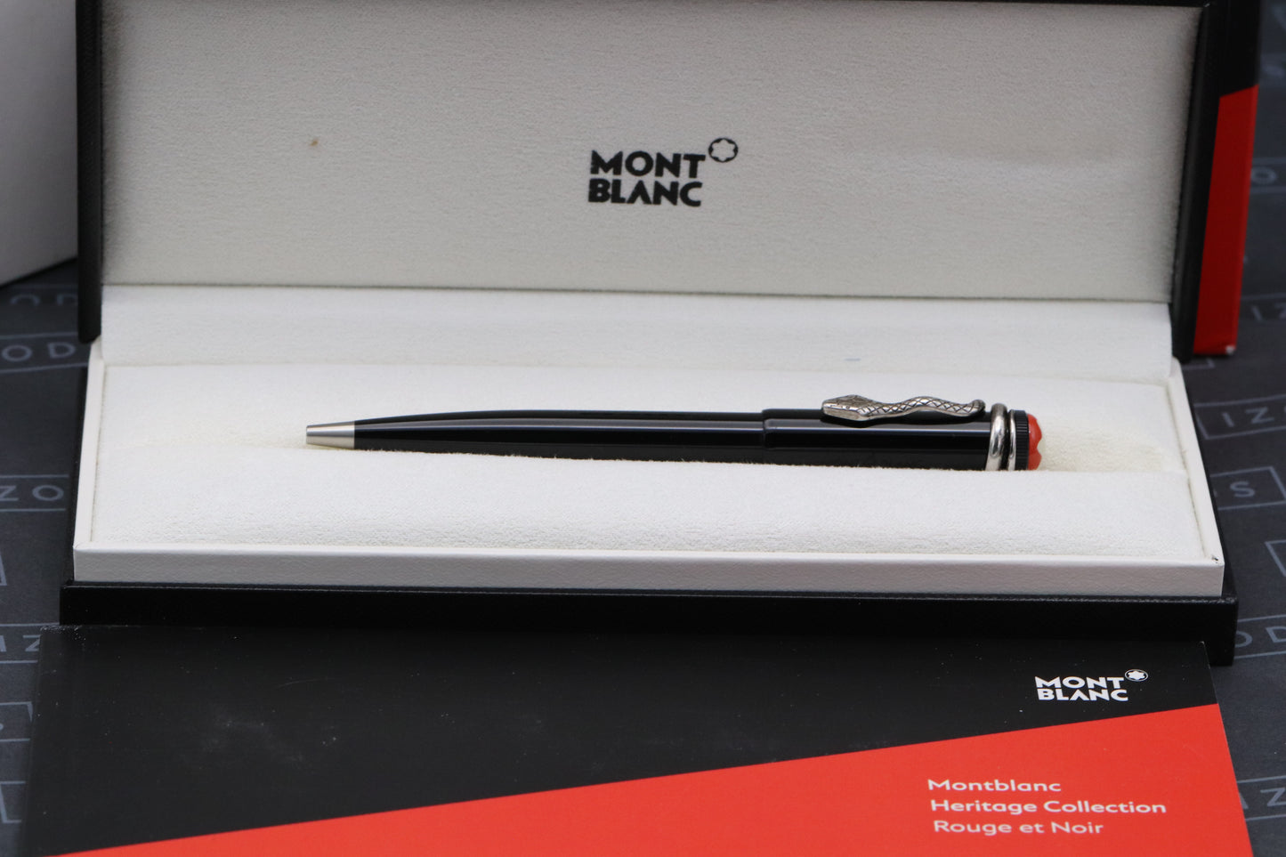 Montblanc Heritage Rouge et Noir Black Special Edition Ballpoint Pen - UNUSED