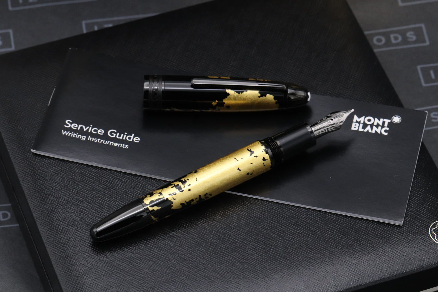 Montblanc Meisterstuck 146 LeGrand Solitaire Gold Leaf Fountain Pen - UNUSED