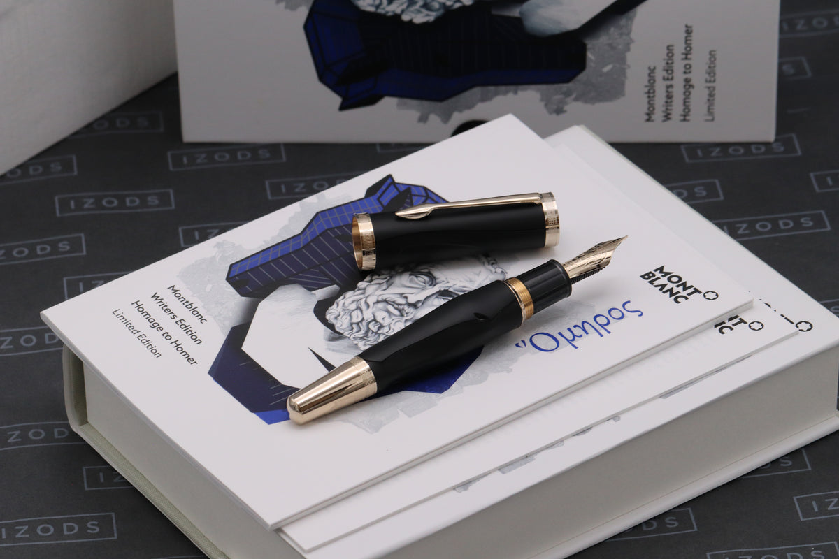 Montblanc Writers Edition Homage to Homer 9800 Fountain Pen - UNUSED - EF Nib