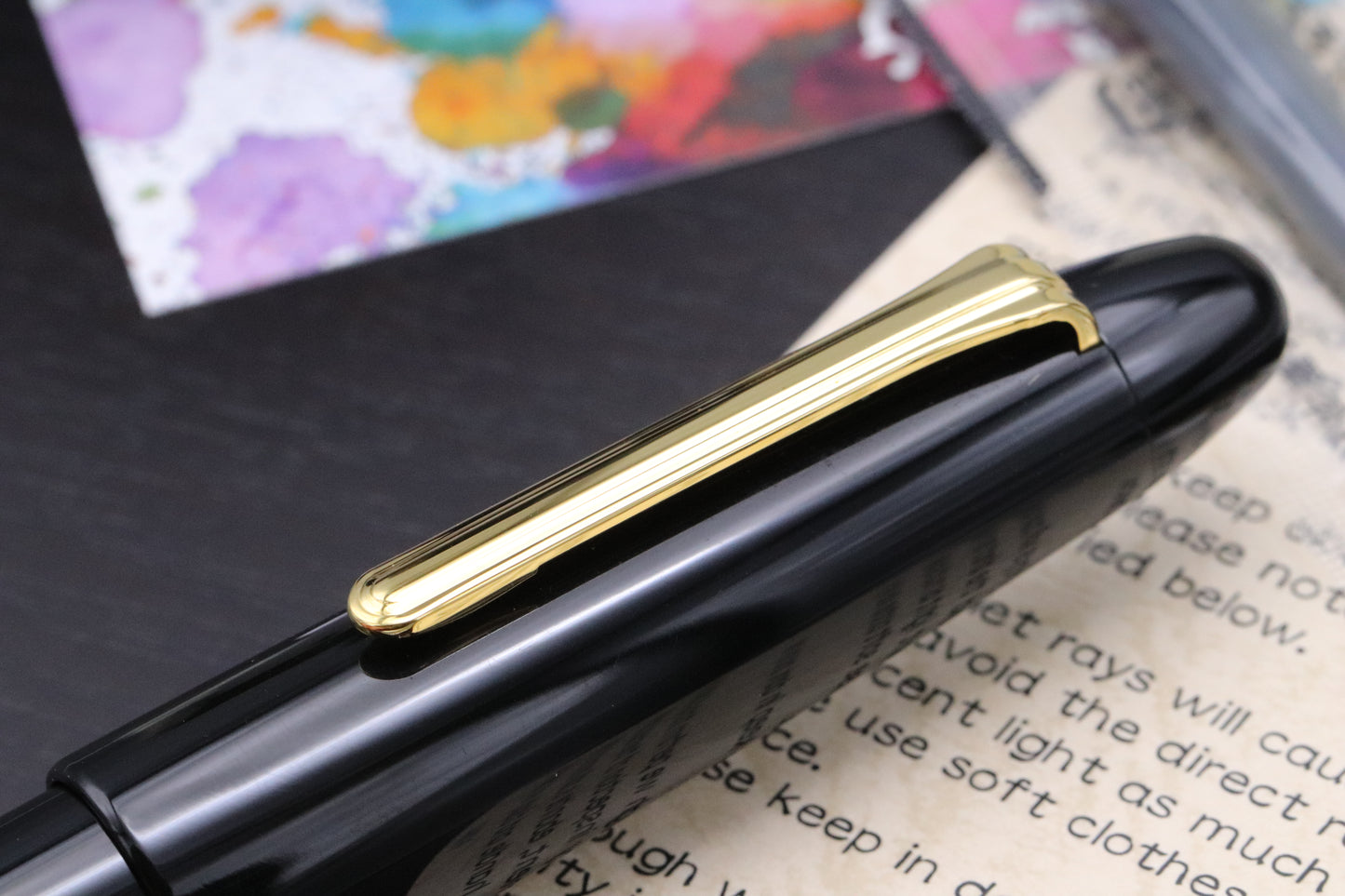 Sailor King of Pen Black Ebonite Fountain Pen