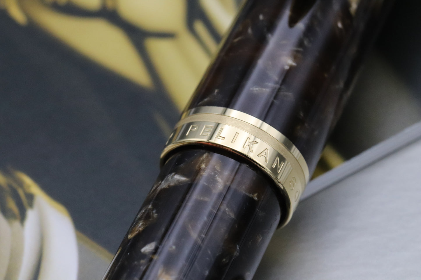 Pelikan Souveran M1000 Renaissance Brown Fountain Pen - EF Nib