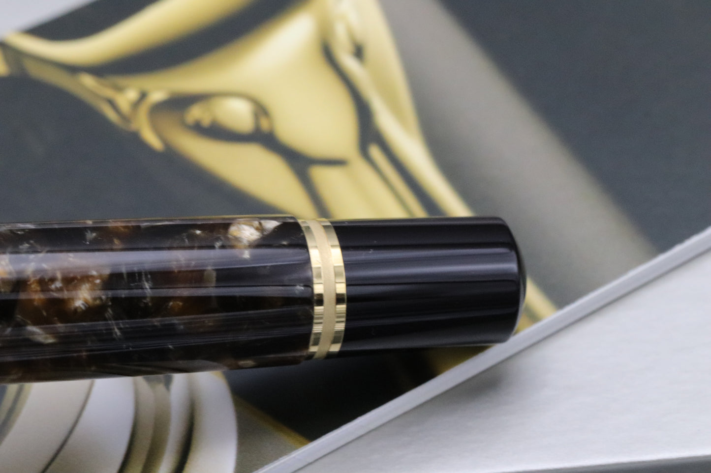 Pelikan Souveran M1000 Renaissance Brown Fountain Pen - EF Nib