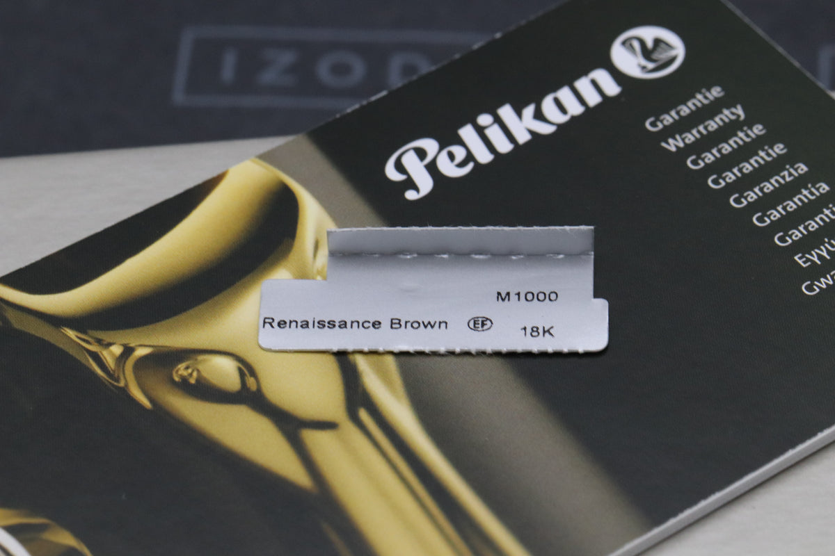Pelikan Souveran M1000 Renaissance Brown Fountain Pen - EF Nib