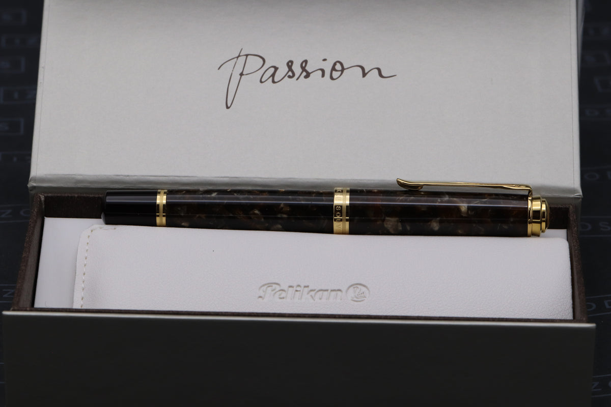 Pelikan Souveran M1000 Renaissance Brown Fountain Pen - EF Nib