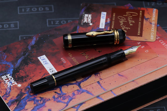 Montblanc Writers Edition Agatha Christie Vermeil Fountain Pen - NEVER INKED