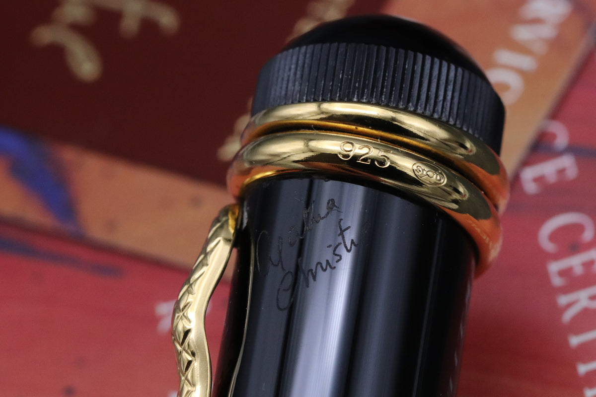 Montblanc Writers Edition Agatha Christie Vermeil Fountain Pen - NEVER INKED