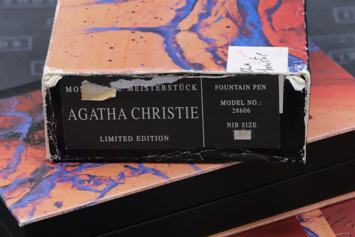 Montblanc Writers Edition Agatha Christie Vermeil Fountain Pen - NEVER INKED