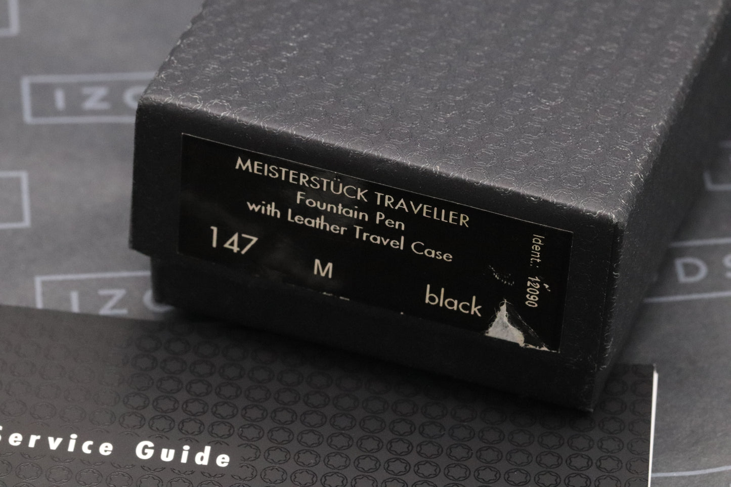 Montblanc Meisterstuck 147 Traveller Gold Coated Fountain Pen with Pouch