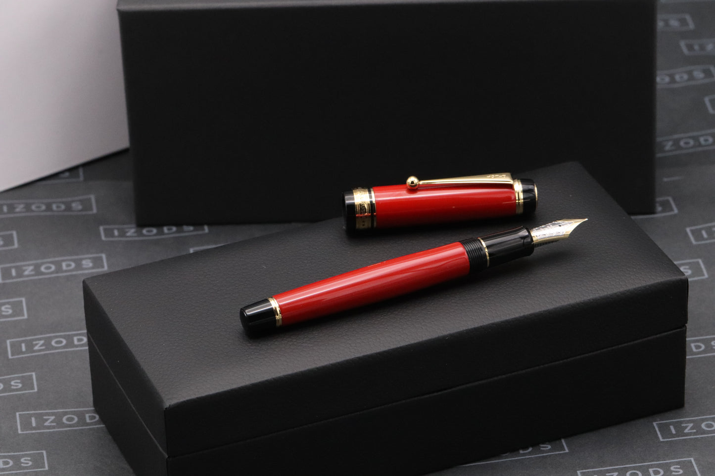 Pilot Custom 845 Urushi Vermilion Fountain Pen - INKED ONCE