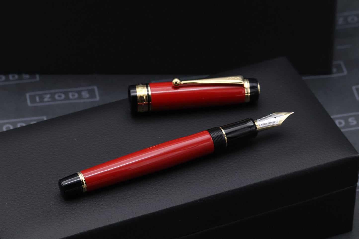 Pilot Custom 845 Urushi Vermilion Fountain Pen - INKED ONCE