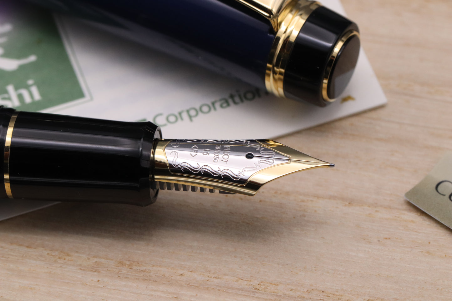 Pilot Custom 845 Urushi Blue Fountain Pen - INKED ONCE