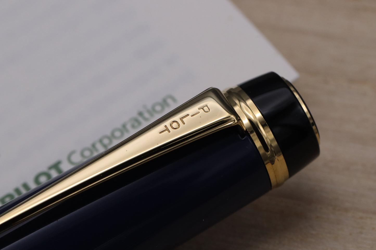 Pilot Custom 845 Urushi Blue Fountain Pen - INKED ONCE