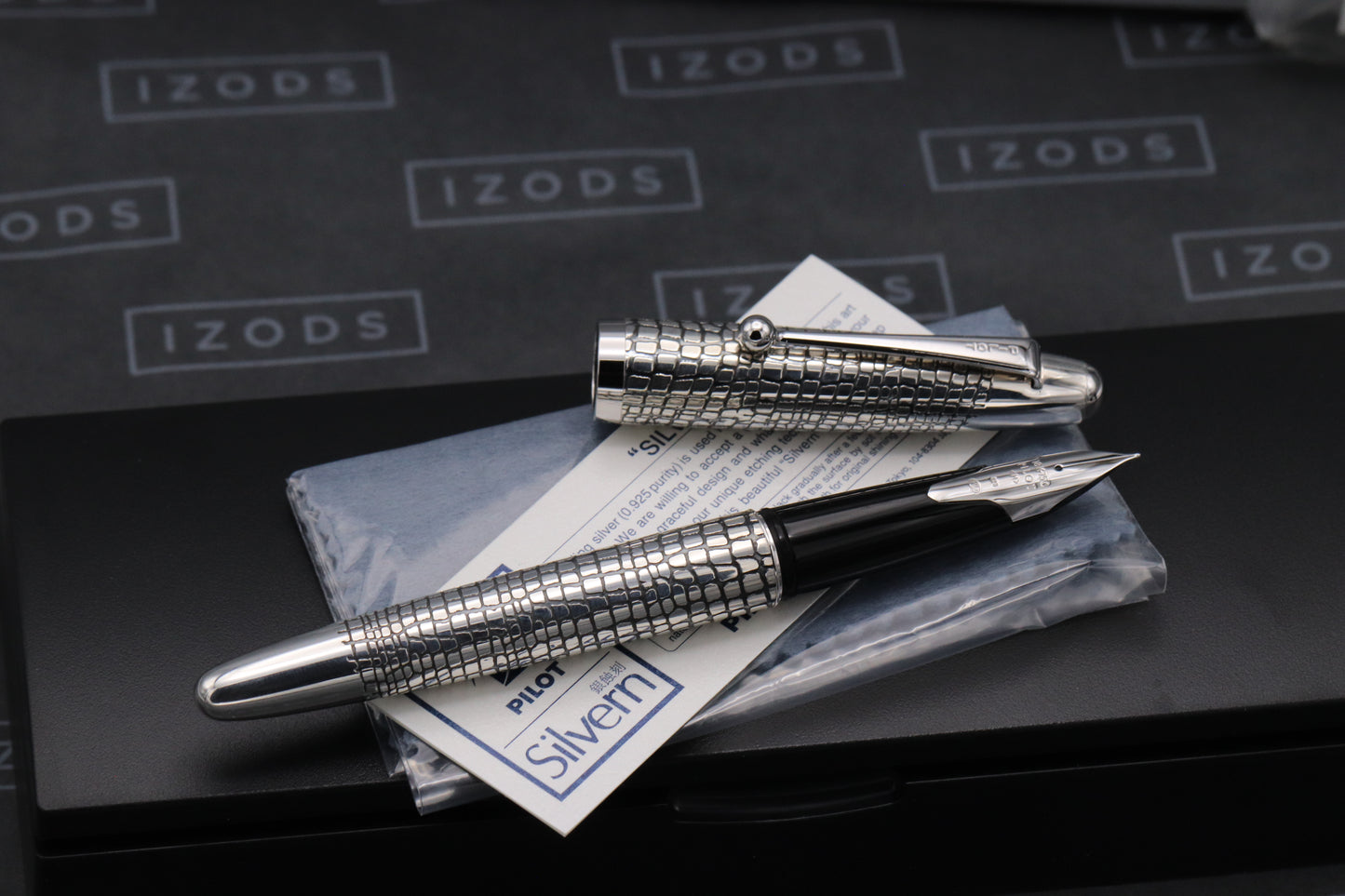 Pilot Silvern Sterling Silver Ishidatami Fountain Pen - INKED ONCE