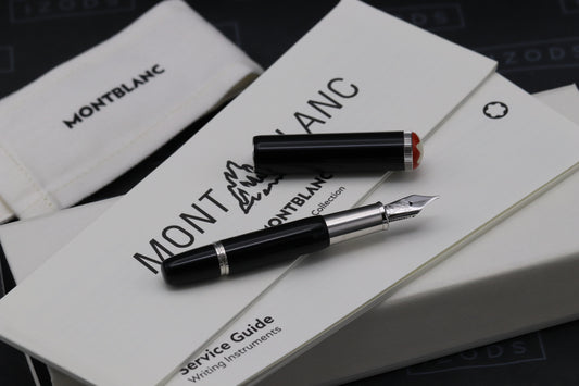 Montblanc Heritage Rouge et Noir Baby Black Resin Fountain Pen - DIPPED