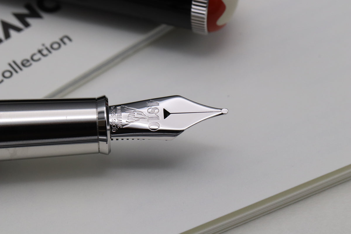 Montblanc Heritage Rouge et Noir Baby Black Resin Fountain Pen - DIPPED