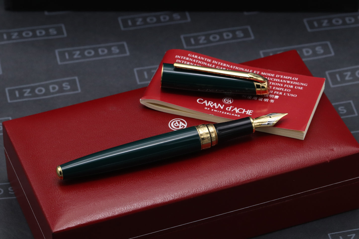 Caran d'Ache Leman British Racing Green Fountain Pen - NEVER INKED