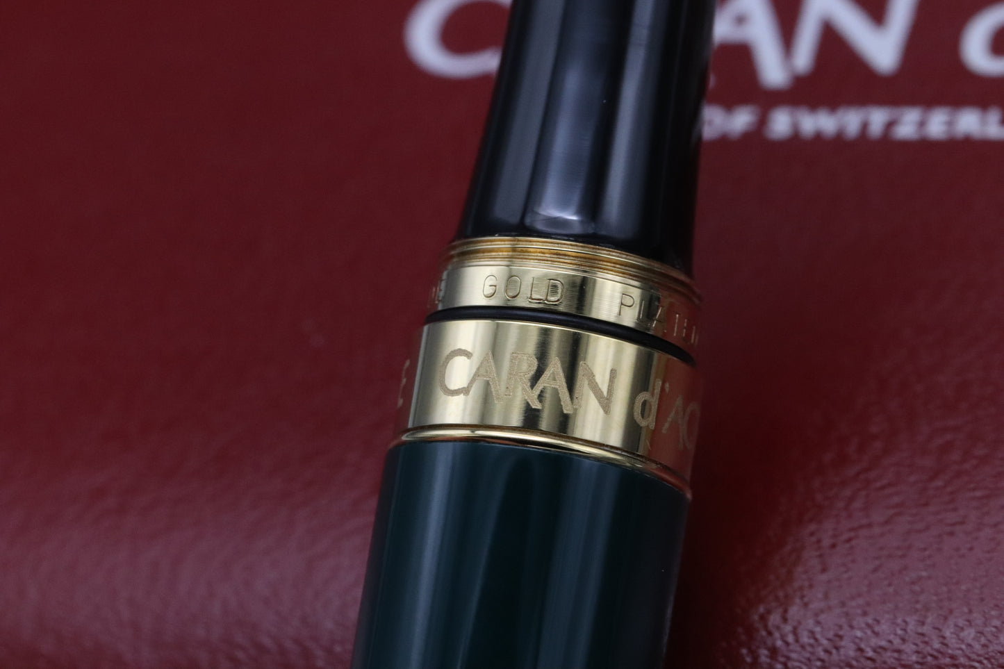 Caran d'Ache Leman British Racing Green Fountain Pen - NEVER INKED
