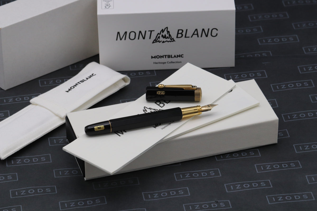 Montblanc Heritage Egyptomania Special Edition Black Fountain Pen - DIPPED