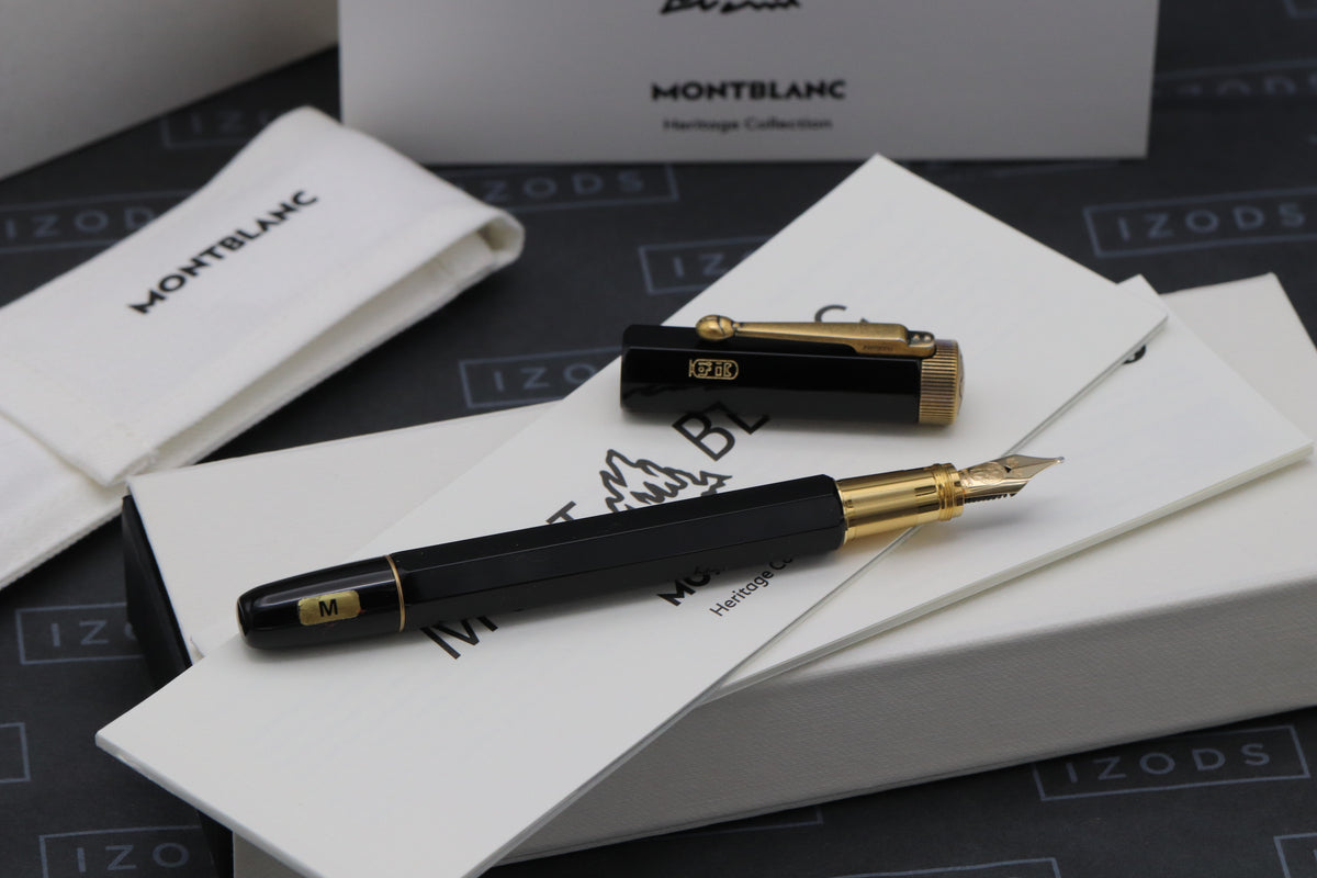 Montblanc Heritage Egyptomania Special Edition Black Fountain Pen - DIPPED
