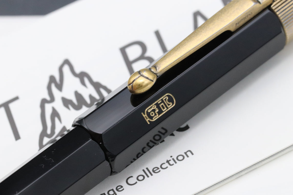 Montblanc Heritage Egyptomania Special Edition Black Fountain Pen - DIPPED