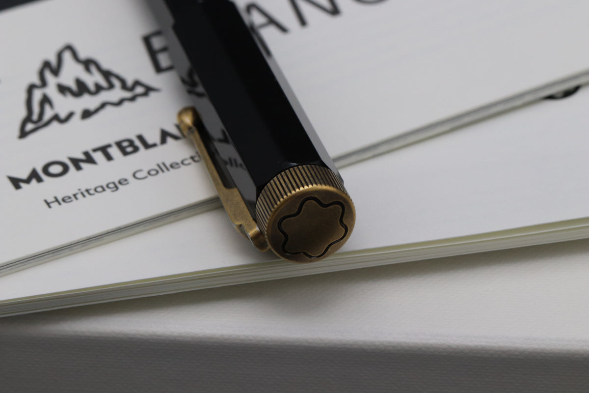 Montblanc Heritage Egyptomania Special Edition Black Fountain Pen - DIPPED