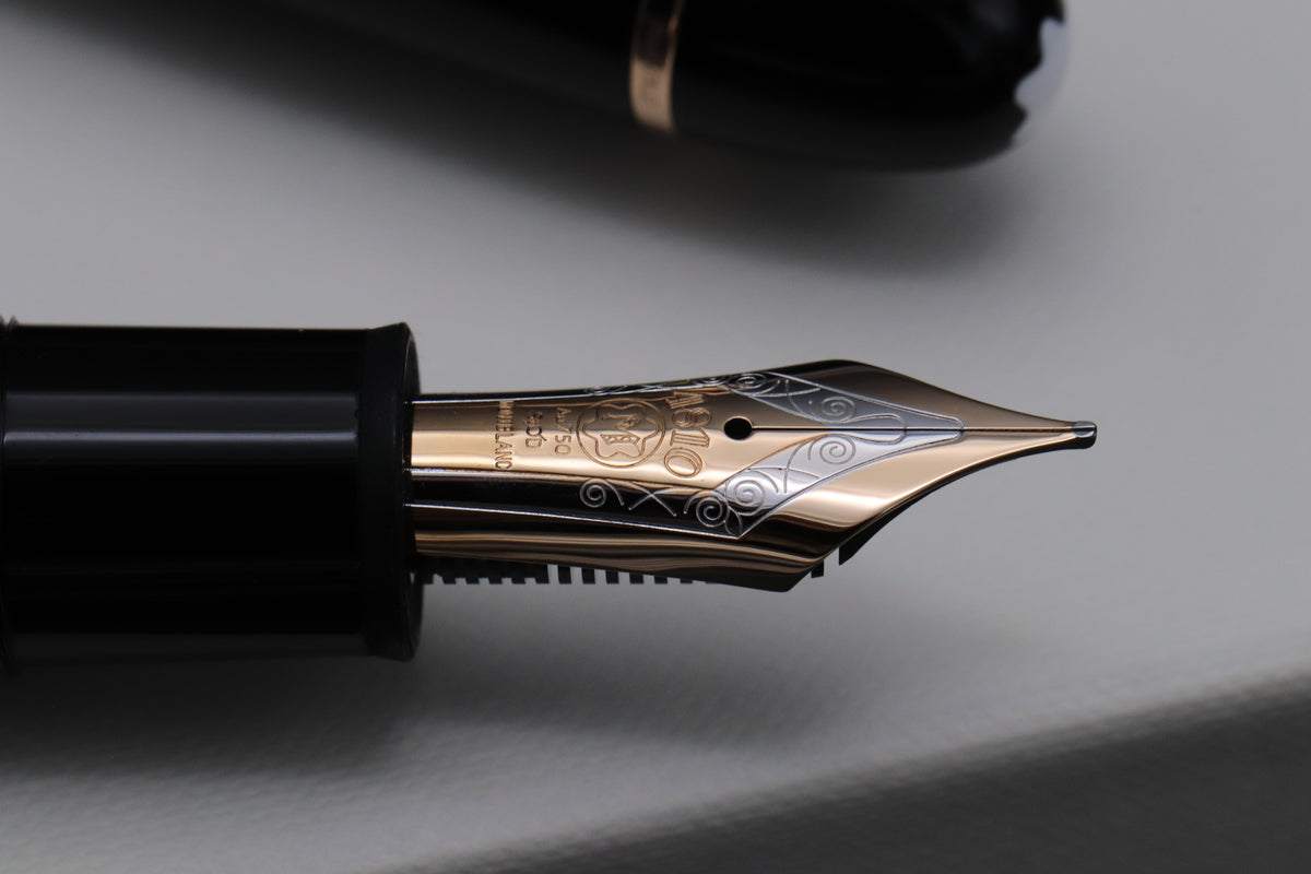 Montblanc Meisterstuck 149 Rose Gold-Coated Fountain Pen - UNUSED - Fine Nib
