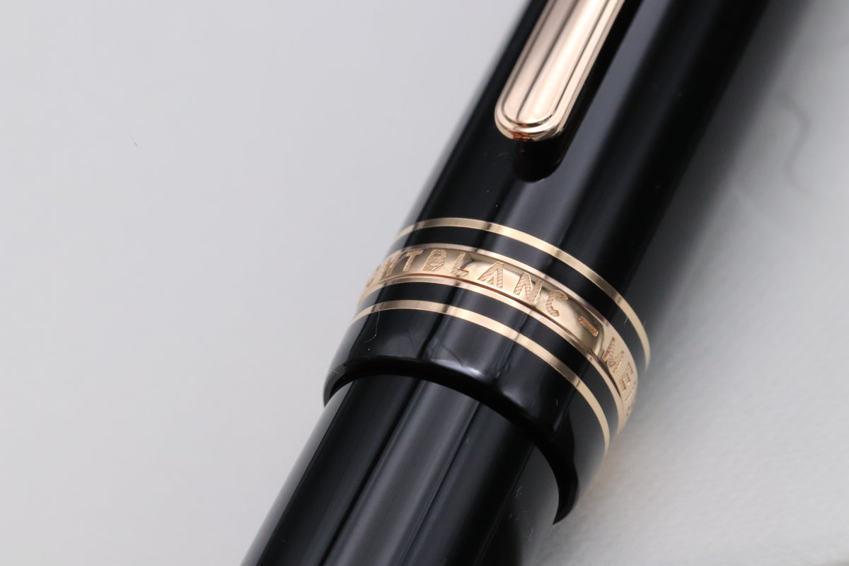 Montblanc Meisterstuck 149 Rose Gold-Coated Fountain Pen - UNUSED - Fine Nib