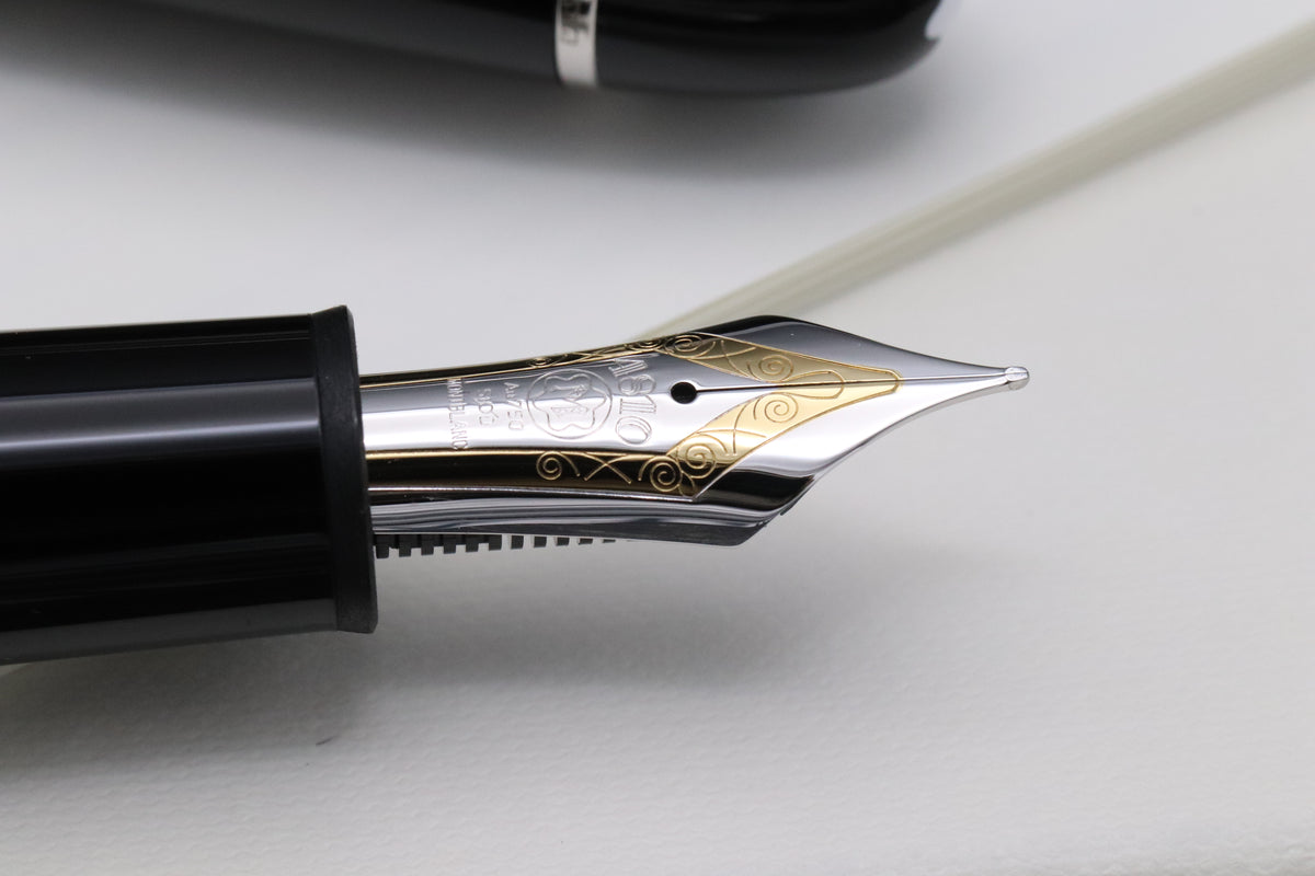 Montblanc Meisterstuck 149 Platinum-Coated Fountain Pen - UNUSED - Fine Nib