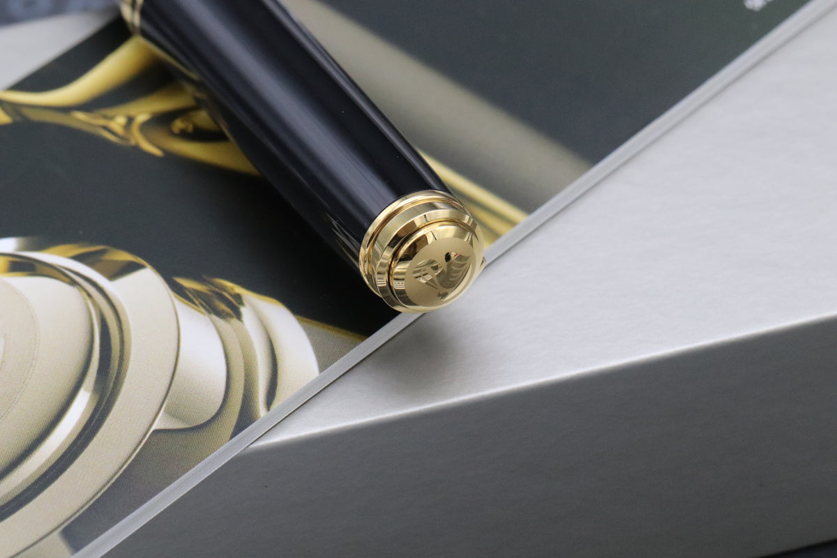 Pelikan Souveran M1000 Black Fountain Pen - EF Nib - DIPPED