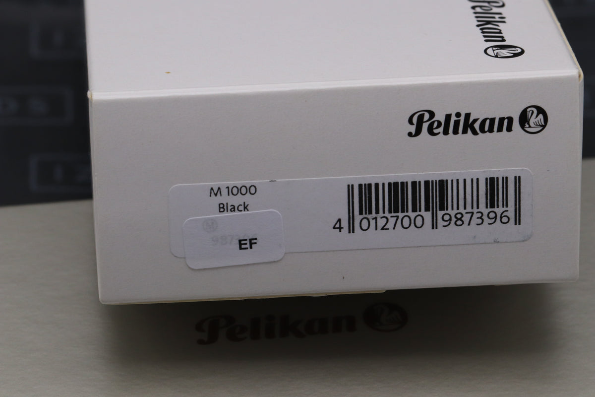 Pelikan Souveran M1000 Black Fountain Pen - EF Nib - DIPPED