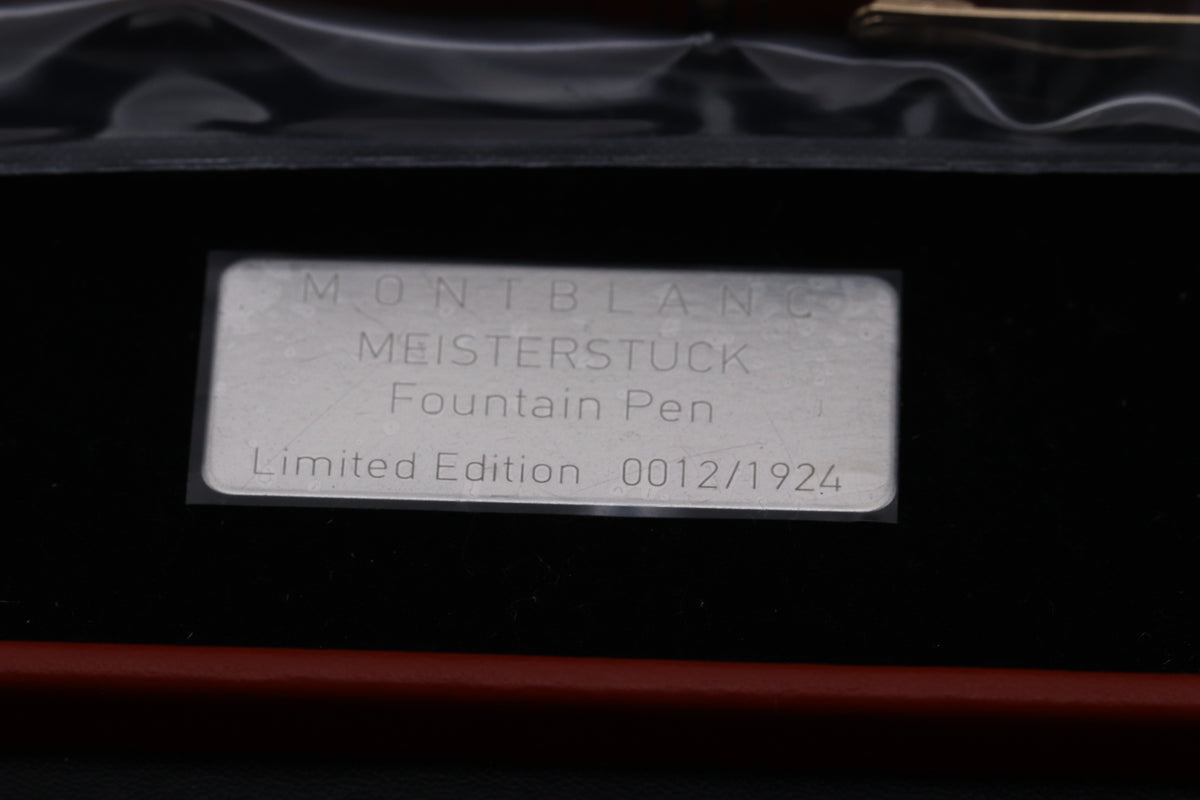 Montblanc Meisterstuck 1924 Traveller Limited Edition Fountain Pen Set - SEALED