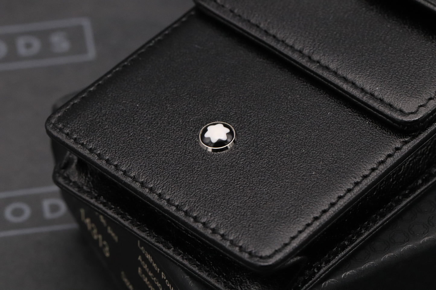 Montblanc Meisterstuck Three Pen Black Leather Pouch - UNUSED