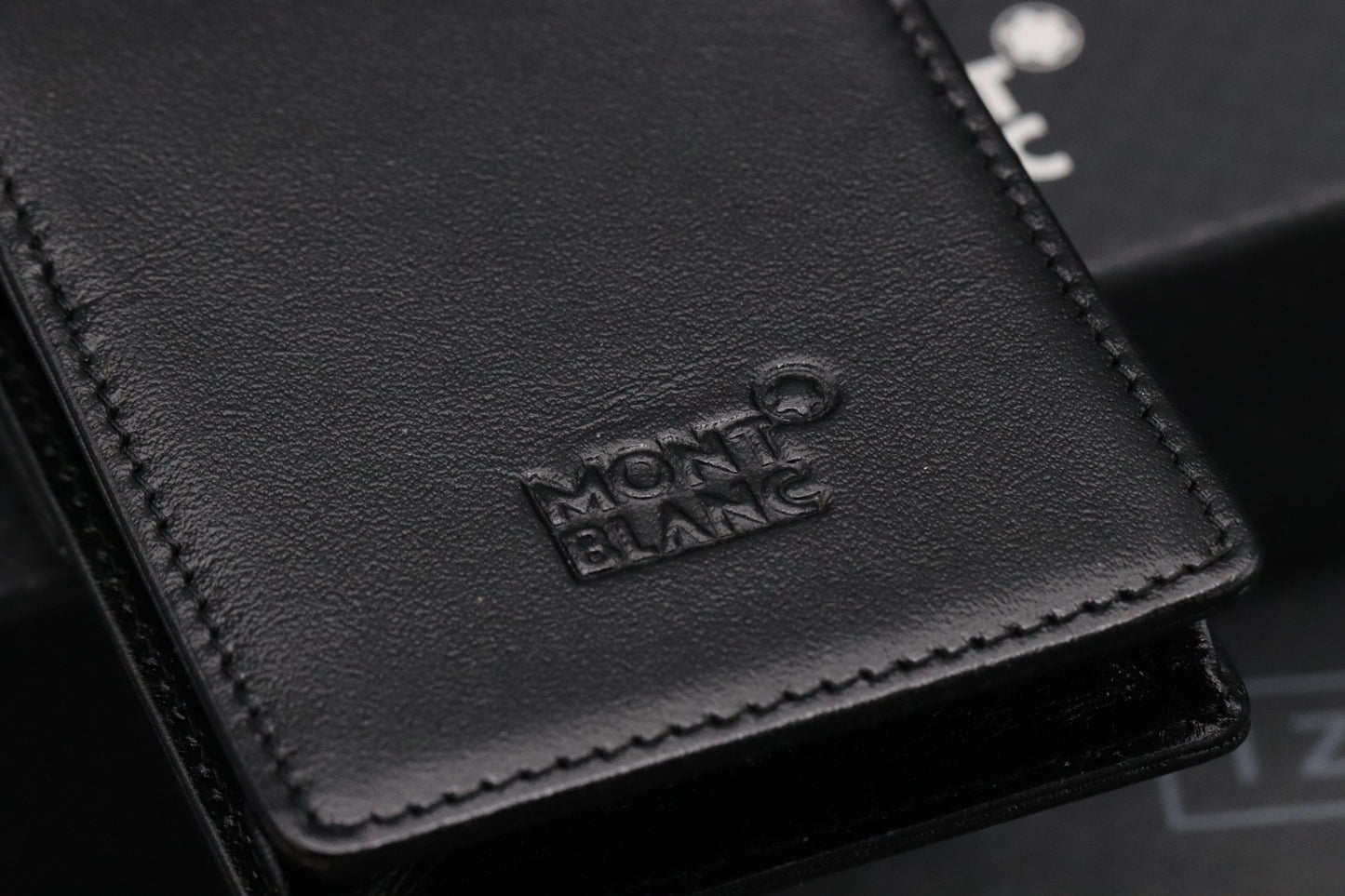 Montblanc Meisterstuck Three Pen Black Leather Pouch - UNUSED